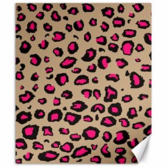Pink Leopard 2 Canvas 20  X 24   by TRENDYcouture