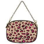 Pink Leopard 2 Chain Purses (Two Sides)  Back