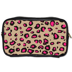 Pink Leopard 2 Toiletries Bags by TRENDYcouture