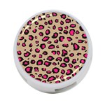 Pink Leopard 2 4-Port USB Hub (One Side)