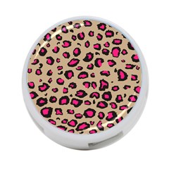 Pink Leopard 2 4-port Usb Hub (two Sides)  by TRENDYcouture