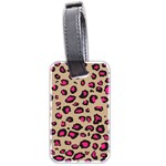 Pink Leopard 2 Luggage Tags (Two Sides)