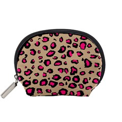 Pink Leopard 2 Accessory Pouches (small)  by TRENDYcouture