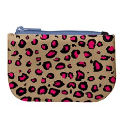 Pink Leopard 2 Large Coin Purse by TRENDYcouture