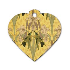 Art Nouveau Dog Tag Heart (one Side) by NouveauDesign