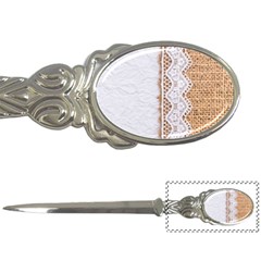 Parchement,lace And Burlap Letter Openers by NouveauDesign