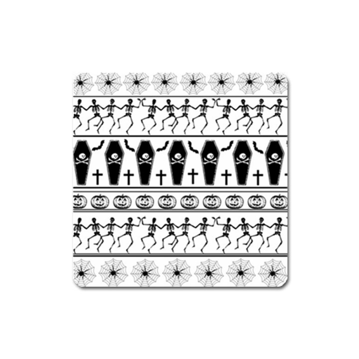 Halloween pattern Square Magnet