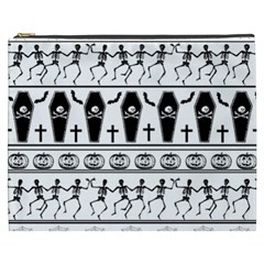 Halloween Pattern Cosmetic Bag (xxxl)  by ValentinaDesign