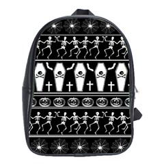 Halloween Pattern School Bag (large)