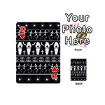 Halloween pattern Playing Cards 54 (Mini)  Front - Heart10