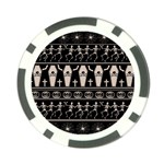 Halloween pattern Poker Chip Card Guard Back