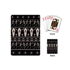Halloween Pattern Playing Cards (mini)  by ValentinaDesign