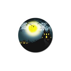 Halloween landscape Golf Ball Marker (4 pack)