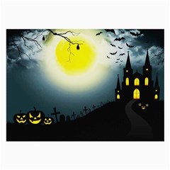 Halloween landscape Large Glasses Cloth (2-Side)