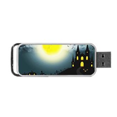 Halloween landscape Portable USB Flash (One Side)