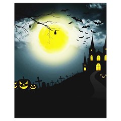 Halloween landscape Drawstring Bag (Small)