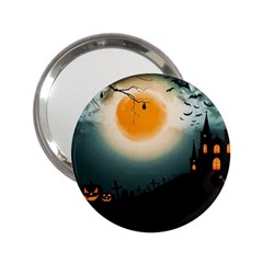 Halloween Landscape 2 25  Handbag Mirrors by ValentinaDesign