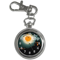 Halloween Landscape Key Chain Watches by ValentinaDesign