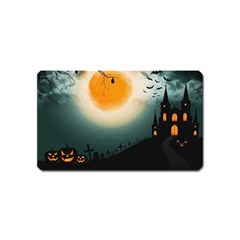 Halloween Landscape Magnet (name Card) by ValentinaDesign