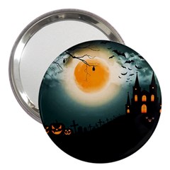 Halloween Landscape 3  Handbag Mirrors by ValentinaDesign