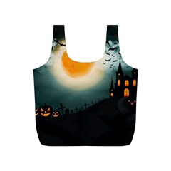 Halloween Landscape Full Print Recycle Bags (s)  by ValentinaDesign