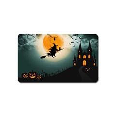 Halloween Landscape Magnet (name Card)