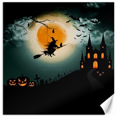 Halloween Landscape Canvas 12  X 12   by ValentinaDesign