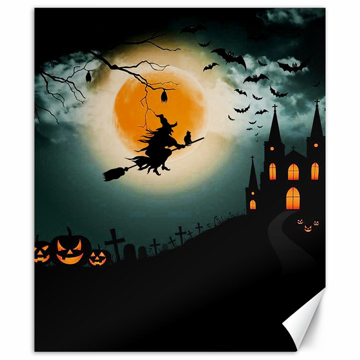 Halloween landscape Canvas 20  x 24  