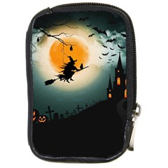 Halloween Landscape Compact Camera Cases by ValentinaDesign