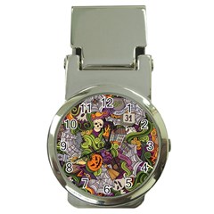 Halloween Pattern Money Clip Watches by ValentinaDesign