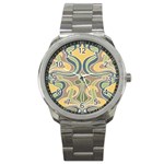 Art Nouveau Sport Metal Watch Front