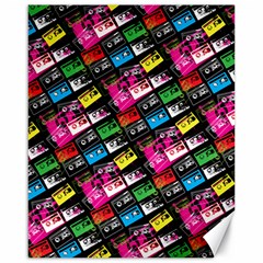 Pattern Colorfulcassettes Icreate Canvas 16  X 20   by iCreate