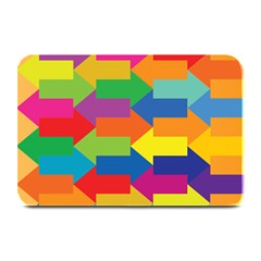 Arrow Rainbow Orange Blue Yellow Red Purple Green Plate Mats