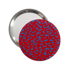 Blue Red Space Galaxy 2 25  Handbag Mirrors