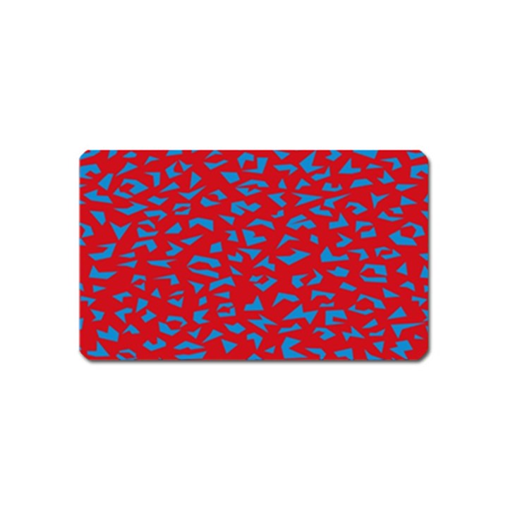 Blue Red Space Galaxy Magnet (Name Card)