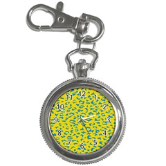 Blue Yellow Space Galaxy Key Chain Watches by Mariart