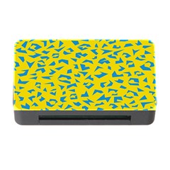 Blue Yellow Space Galaxy Memory Card Reader With Cf