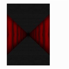 Black Red Door Small Garden Flag (two Sides)