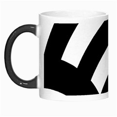 Circle White Black Morph Mugs