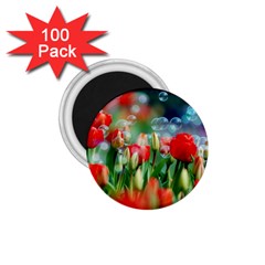 Colorful Flowers 1 75  Magnets (100 Pack) 