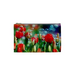 Colorful Flowers Cosmetic Bag (small) 