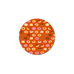 Coffee Donut Cakes Golf Ball Marker (4 Pack)
