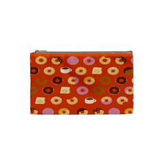 Coffee Donut Cakes Cosmetic Bag (small) 