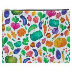 Pattern Autumn White Cosmetic Bag (xxxl)  by kostolom3000shop