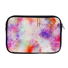 Watercolor Galaxy Purple Pattern Apple Macbook Pro 17  Zipper Case by paulaoliveiradesign