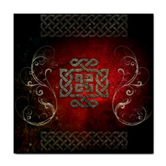 The Celtic Knot With Floral Elements Tile Coasters by FantasyWorld7