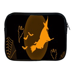 Day Hallowiin Ghost Bat Cobwebs Full Moon Spider Apple Ipad 2/3/4 Zipper Cases by Mariart