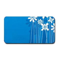 Flower Blue Medium Bar Mats