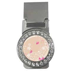 Flower Bird Love Pink Heart Valentine Animals Star Money Clips (cz) 