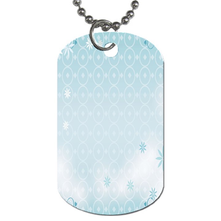 Flower Blue Polka Plaid Sexy Star Love Heart Dog Tag (Two Sides)